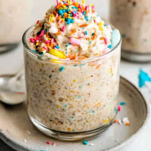Birthday Cake Overnight Oats