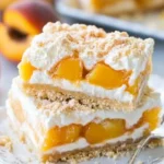 Peaches and Cream Pie Bars
