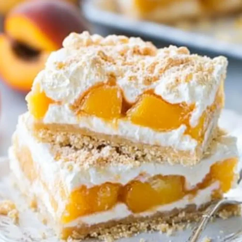 Peaches and Cream Pie Bars