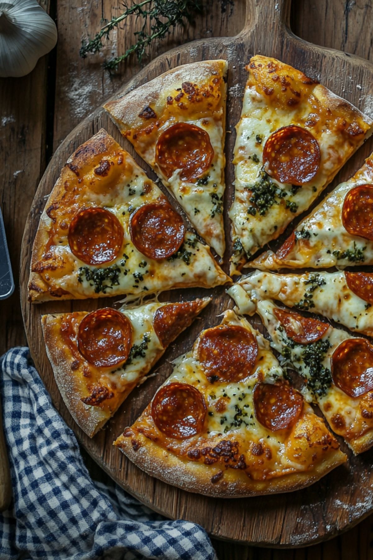homemade slow cooker pizza warm homemade slow cooker pizza with melted cheese and pepperoni in a 6-quart crockpot