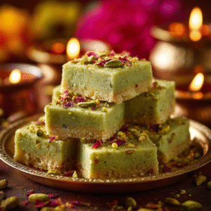 Layered Pista Burfi