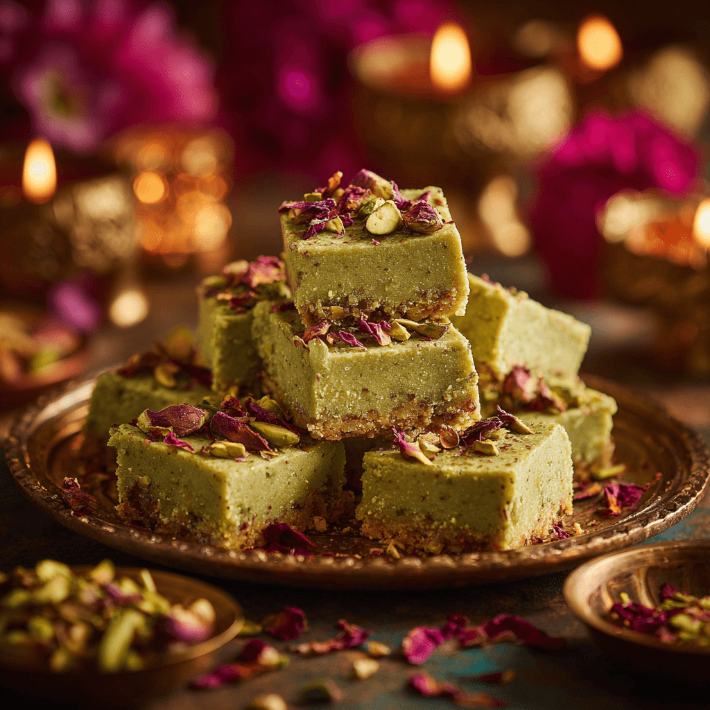 Layered Pista Burfi easy